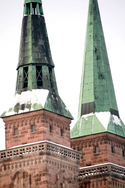 Nuremberg Día Invierno — Foto de Stock