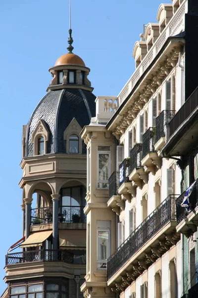 Stadsgezicht Stad San Sebastian — Stockfoto