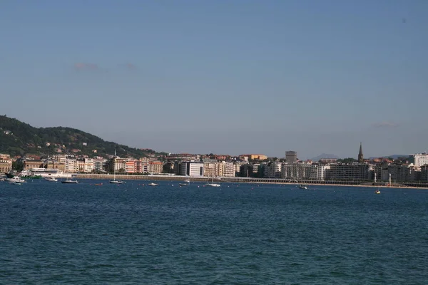 Stadsgezicht Stad San Sebastian — Stockfoto