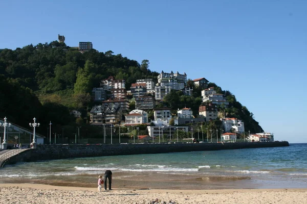 San Sebastian şehrinde şehir manzarası