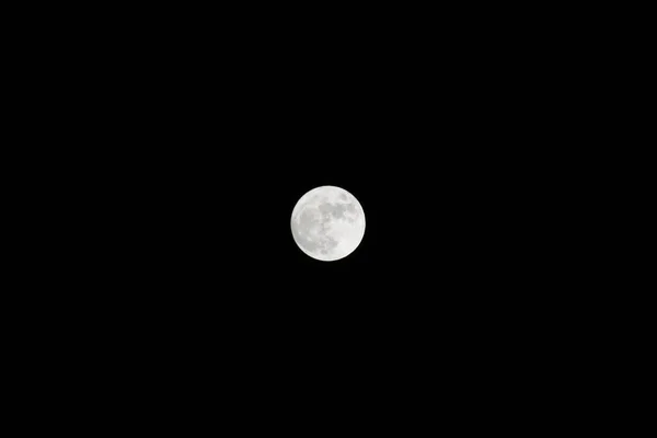 Vista Luna Por Noche — Foto de Stock