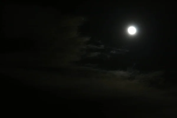 View Moon Night — Stock Photo, Image