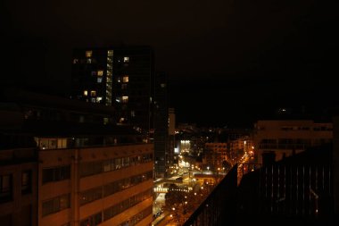 Bilbao şehir merkezi manzarası