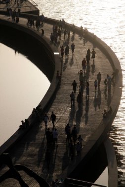 Bilbao şehir merkezi manzarası