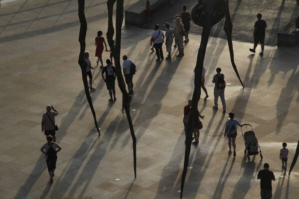 Вид на центр Бильбао