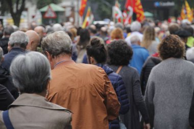 Bask Ülkesi ve Katalonya 'nın bağımsızlığını isteyen gösteri