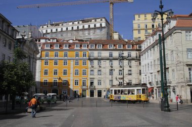 Lizbon şehrinin şehir manzarası