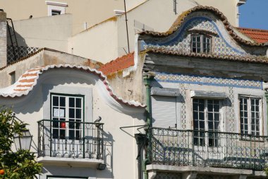 Lizbon şehrinin şehir manzarası