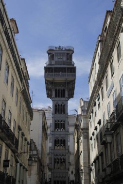 Lizbon şehrinin şehir manzarası