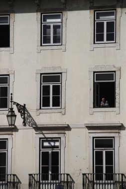 Lizbon şehrinin şehir manzarası