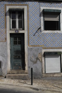 Lizbon şehrinin şehir manzarası