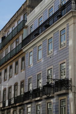 Lizbon şehrinin şehir manzarası