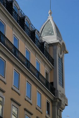 Lizbon şehrinin şehir manzarası
