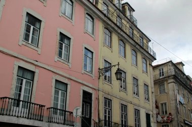 Lizbon şehrinin şehir manzarası