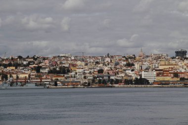 Lizbon şehrinin şehir manzarası
