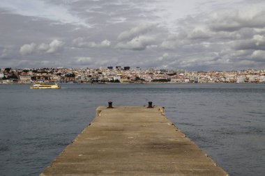 Lizbon şehrinin şehir manzarası