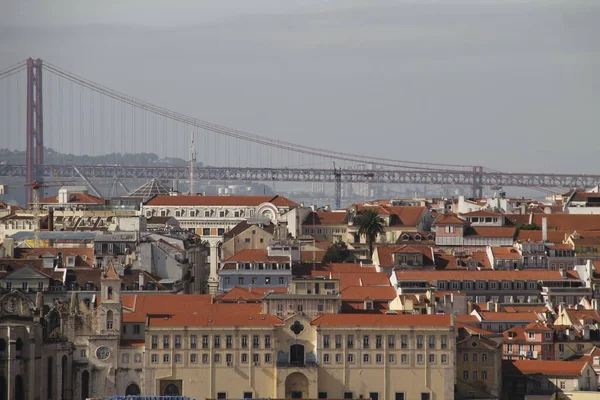 Vista Urbana Ciudad Lisboa —  Fotos de Stock