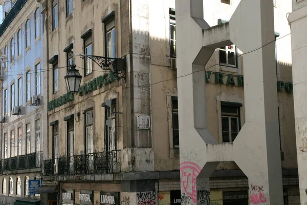 Pohled Město Lisabonu — Stock fotografie