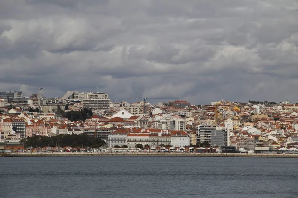 Αστική Άποψη Στην Πόλη Της Λισαβόνας — Φωτογραφία Αρχείου