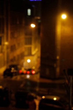 Bilbao şehrinde gece manzarası