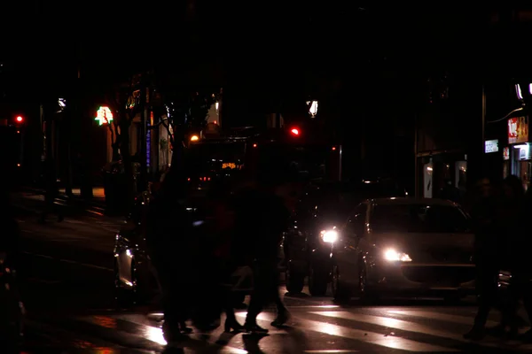 Bilbao Şehrinde Gece Manzarası — Stok fotoğraf