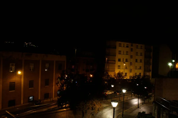 Nachtansicht Der Stadt Bilbao — Stockfoto