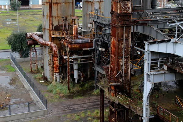 Industrielandschaft Der Mündung Von Bilbao — Stockfoto