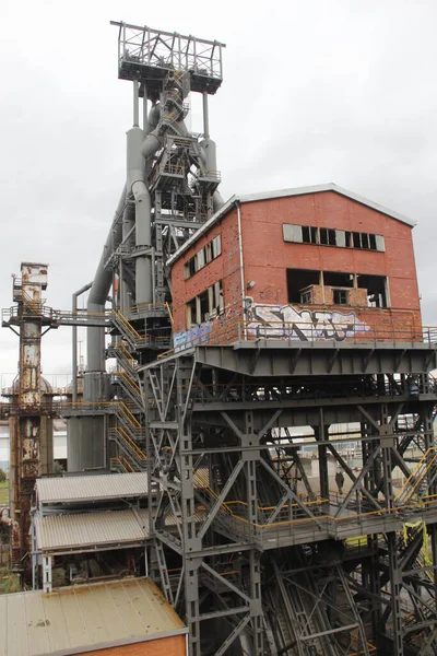 Industrielandschaft Der Mündung Von Bilbao — Stockfoto