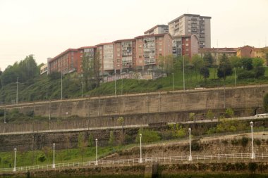 Bilbao şehrindeki şehir manzarası