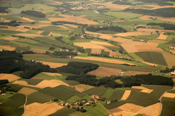 Vista Aérea Desde Plano —  Fotos de Stock