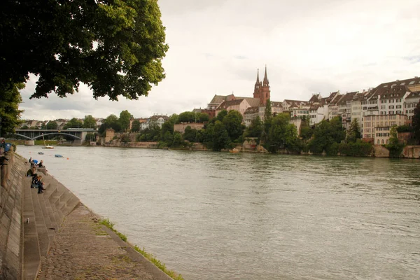 View Downtown Basel — Stock Photo, Image