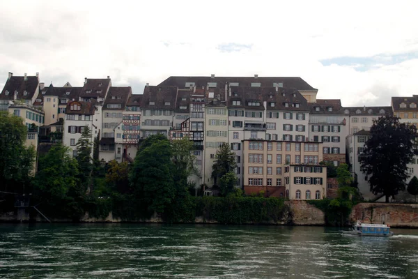 Blick Auf Die Basler Innenstadt — Stockfoto