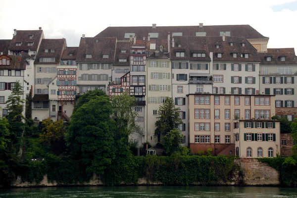 Blick Auf Die Basler Innenstadt — Stockfoto