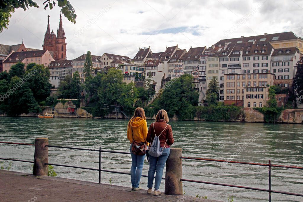 View of the downtown of Basel