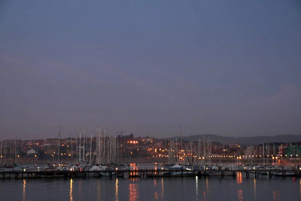 Estero Bilbao Por Noche — Foto de Stock