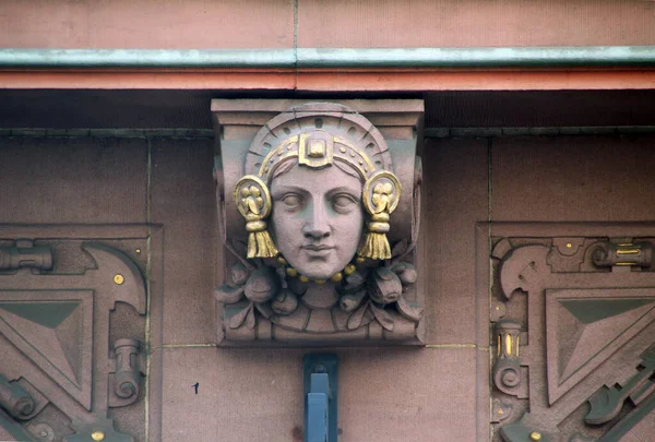 Artistic Heritage Old Town Frankfurt — Stock Photo, Image