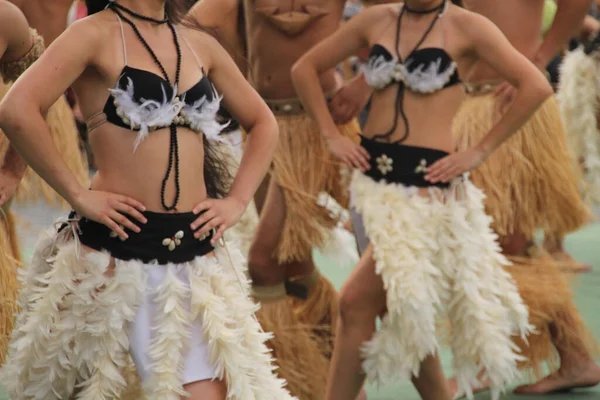 Söderhavet Dans Gata Folkfest — Stockfoto