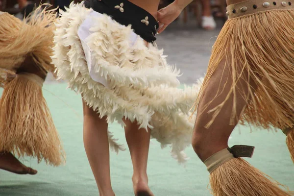 Söderhavet Dans Gata Folkfest — Stockfoto