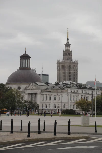 Varşova Şehir Merkezinde Mimarlık — Stok fotoğraf