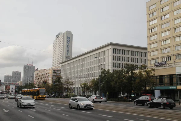 Architectuur Het Centrum Van Warschau — Stockfoto