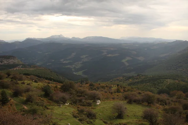 Paisaje Vasco Día Otoño — Foto de Stock