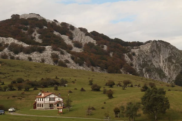 Baszk Vidék Egy Őszi Napon — Stock Fotó