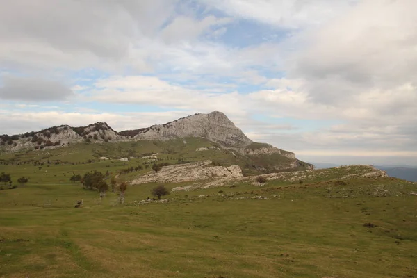 Baskische Landschaft Einem Herbsttag — Stockfoto