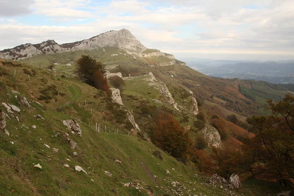 Campagna Basca Una Giornata Autunnale — Foto Stock