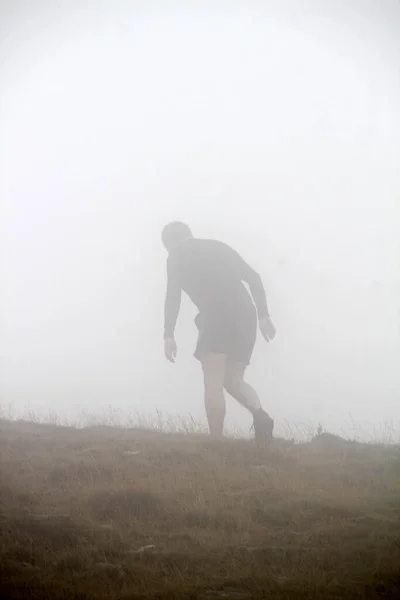 Randonnée Dans Les Montagnes Pays Basque — Photo