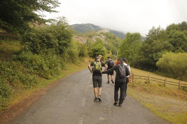 Hiking Mountains Basque Country — Stock Photo, Image