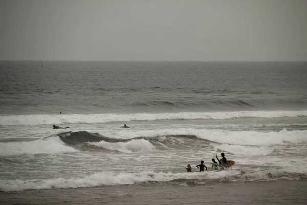 Surf Orilla Del País Vasco —  Fotos de Stock