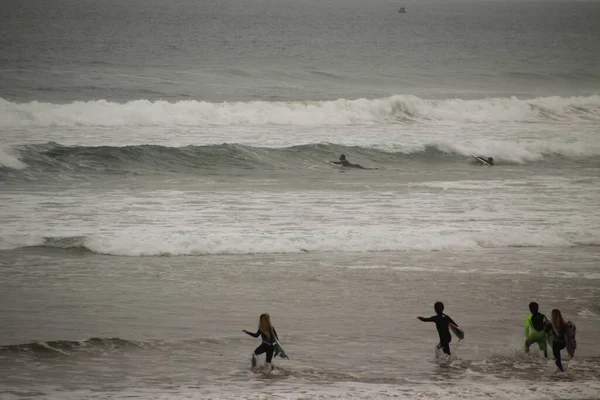 Surf Orilla Del País Vasco — Foto de Stock