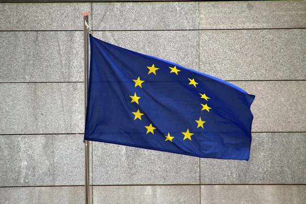 Офіційний Прапор Європейського Союзу — стокове фото