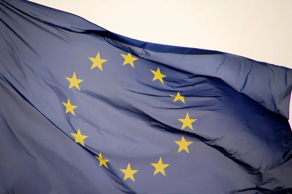 Офіційний Прапор Європейського Союзу — стокове фото